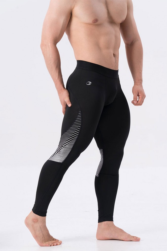 GYMMOOK 포인트 9부 남자 레깅스 바지 헬스복 고탄력 언더레이어 